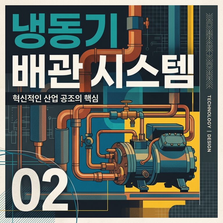 ai thumbnail poster 냉동기 배관 시스템 1787811098