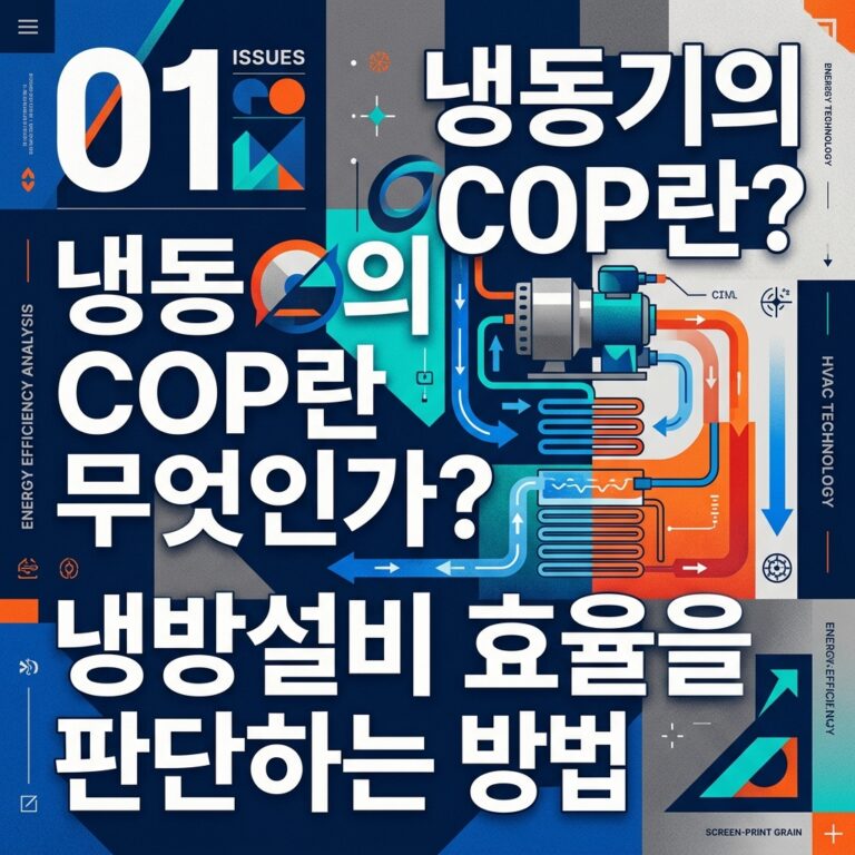 ai thumbnail poster 냉동기의 COP란 무엇인가 냉방설비 효율을 판단하는 방법 1787814298