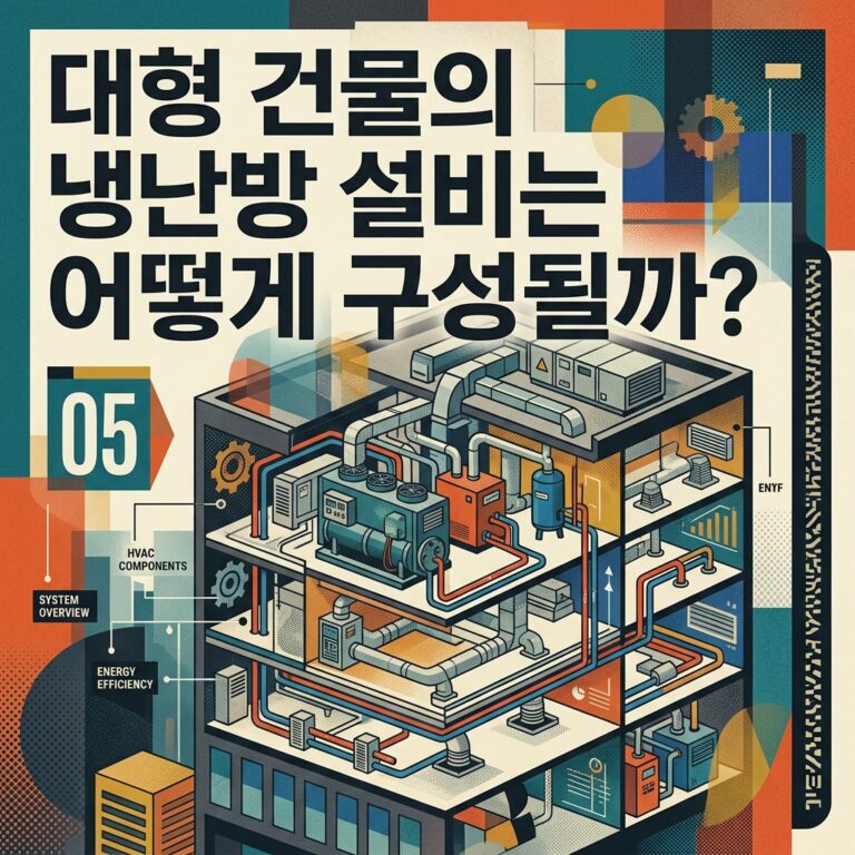 ai thumbnail poster 대형 건물의 냉난방 설비는 어떻게 구성될까 1787817116