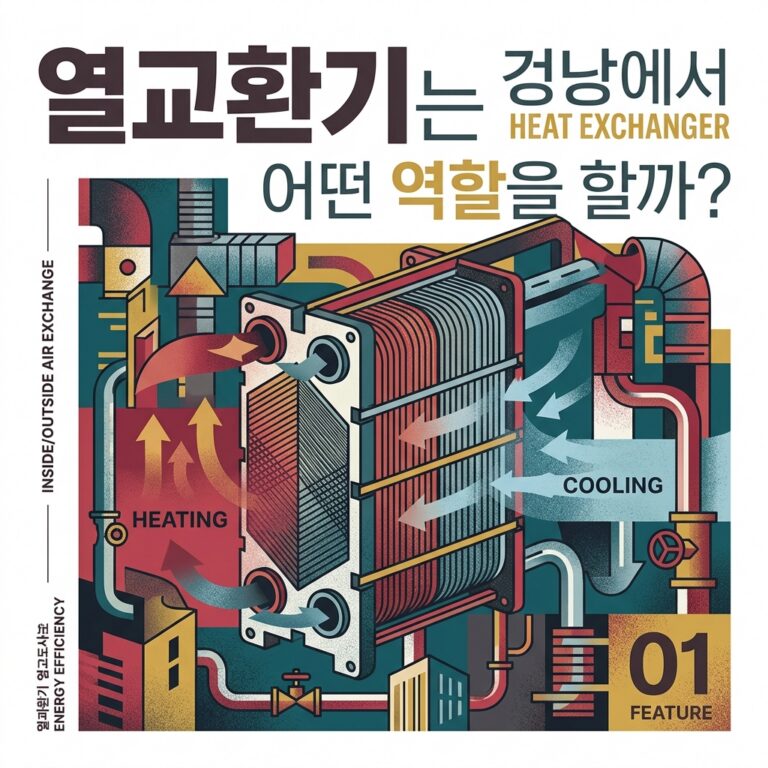ai thumbnail poster 열교환기는 건물 냉난방에서 어떤 역할을 할까 1787812825