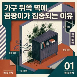 ai thumbnail poster 가구 뒤쪽 벽에 곰팡이가 집중되는 이유 1790080406