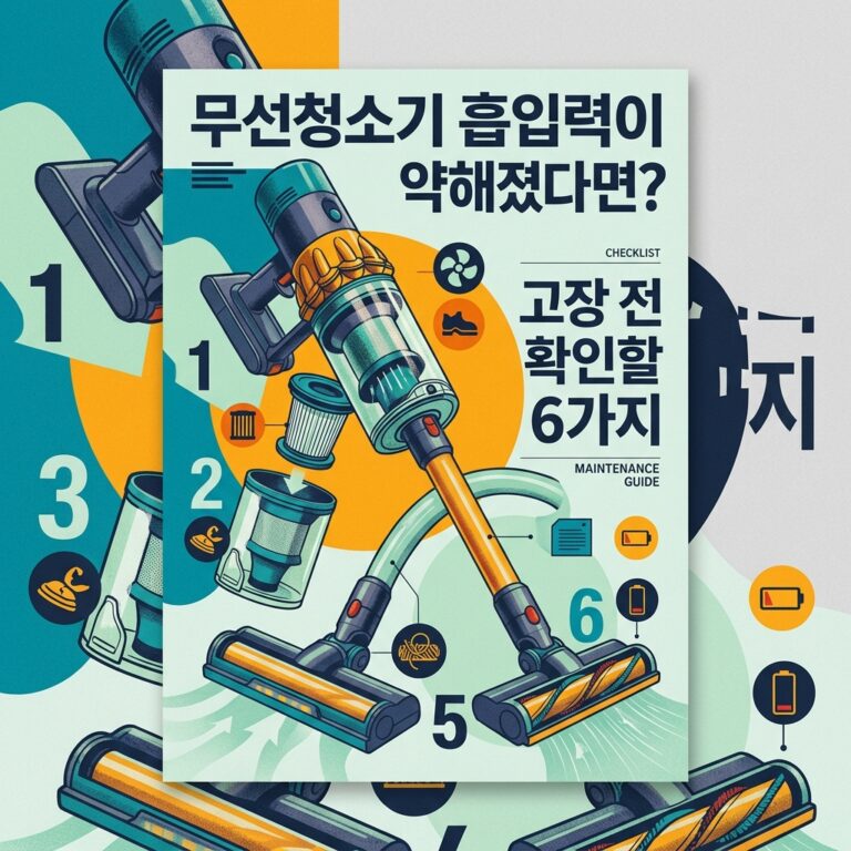 ai thumbnail poster 무선청소기 흡입력이 약해졌다면 고장 전 확인할 6가지 1789026717