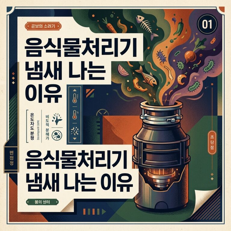 ai thumbnail poster 음식물처리기 냄새 나는 이유 1789028531