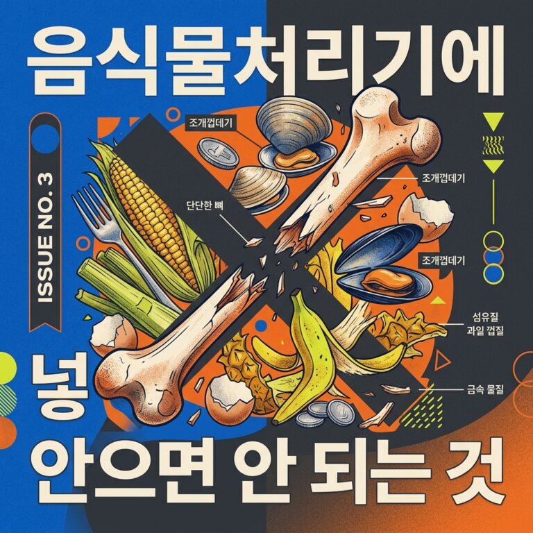 ai thumbnail poster 음식물처리기에 넣으면 안 되는 것 1789028353
