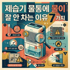 ai thumbnail poster 제습기 물통에 물이 잘 안 차는 이유 7가지 1789022173