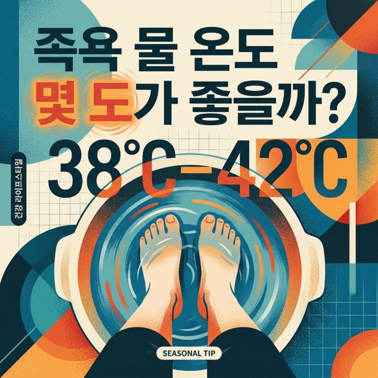 ai thumbnail poster 족욕 물 온도 몇 도가 좋을까 1789631555
