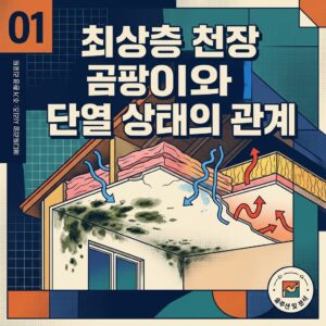 ai thumbnail poster 최상층 천장 곰팡이와 단열 상태의 관계 1790080886